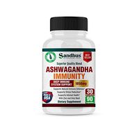 Ashwagandha Extract with Zinc 90 Capsules - Supports Natural Immune Defenses