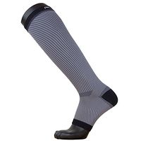 Plantar Fasciitis Socks - Open-Toe Graduated Compression Stockings - Ankle/Calf Leg Sleeves, Heel Pain, Knee High (L, Black)