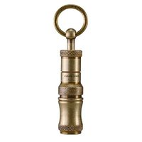 CIGARLOONG Cigar Punch Retractable and Screw Out Punch-2 Size Blades Cigar Hole Opener-Smoking Accessories （Gold 2）