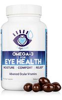 Heyedrate Triglyceride Omega 3 Fish Oil for Eye Health, Provides Comfort for Irritated Eyes, Easy to Swallow, Small, Burpless Softgel, EPA, DHA, and Omega 7 Fatty Acids
