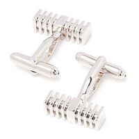 Cool Novelty Men Jewelry Cufflinks Silver Cuff Link Set