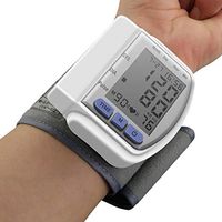 Kaimu Durable Automatic LCD Digital Display Wrist Blood Pressure Monitor Pulse Oximeters
