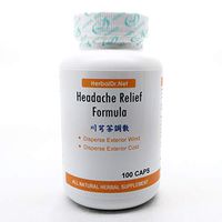 Headache Relief Formula Dietary Supplement 500mg 100 Capsules (Chuan Xiong Cha Tiao San) C01 100% Natural Herbs