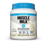 Muscle Milk 100 Calorie Protein Powder, Vanilla Crème, 15g Protein, 1.65 Pound