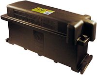 Strong Box Battery Box - (1) 8D Battery, HIGH, Black POLYCARB, QUICKCABLE, P/N 120178