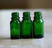 10 ML Amber Glass Bottle for Smiley Daisy Gardenia Nebulizing Essential Oil Diffuser (Bottle Pack of 3)