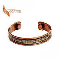 Copper Therapy Elegant Stunning Copper Magnetic Bracelet Copper Bangle for Arthritis Magnetic Bracelet Therapy
