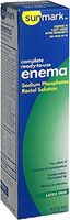 sunmark - Enema - 4.5 oz. 19gram, 7gram, 4.4 Gram - Monobasic Sodium Phosphate, Dibasic Sodium Phosphate, Sodium Content