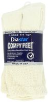 Diastar Comfy Feet Diabetic Socks, Tan, 9-11, 3 pack
