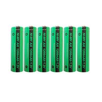AA Rechargeable Battery 1.2V Nimh 1200mAh Button Top Battery 6Pcs