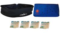 Insulin Pump Lycra Belt Travel Pack (S, Black)