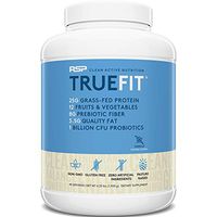 RSP TrueFit (4LB) - Grass Fed Lean Meal Replacement Protein Shake, All Natural Whey Protein Powder with Fiber & Probiotics, Non-GMO, Gluten-Free & No Artificial Sweeteners,Vanilla (Packaging May Vary)