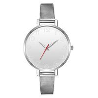 Fxbar,Mens Watches Simple Stainless Steel Milanese Mesh Band Analog Wrist Watch Durable Dress Watch(B)