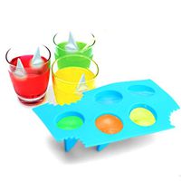 Samoii Home Party Ice Cube, Creative Shark Fin Chocolate Mold Cake Chocolate Silicone Mold Summer Ice Maker Tray