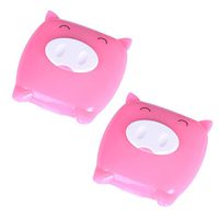 ROSENICE Contact Lens Case Companion Box Contact Lenses Box Value Pack 2Pcs (Rose Red)