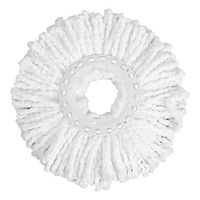 FAMKIT Spin Mop Replacement Head Microfiber Refill Magic Rotating 360° Mop for Cleaning, Strong Water Absorption