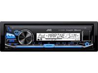 JVC KD-X33MBS Single DIN Marine Grade Bluetooth In-Dash Mechless Car Stereo