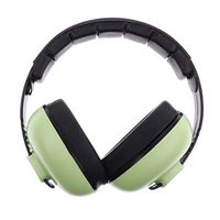 CUTICATE Hearing Protection Headphones, Noise Canceling for Children & Infants, Ear Defenders, Fully Adjustable - 6 Colors for Choose - Green
