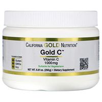 California Gold Nutrition, Vitamin C Powder, L-Ascorbic, Non-GMO, 8.81 oz (250 g), Milk-Free, Egg-Free, Fish Free, Gluten-Free, Peanut Free, Soy-Free, Vegetarian, Wheat-Free, CGN
