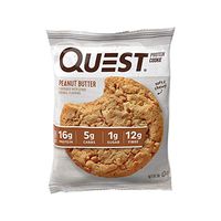 Quest Nutrition Peanut Butter Protein Cookie, High Protein, Low Carb, Gluten Free, 12 Count