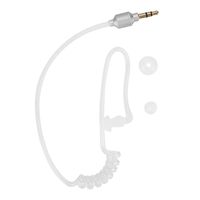 Single Earbud, Anti-Radiation Earpiece 3.5mm Monaural Air Tube Wired Headphone Mobile Phone Earpiece Air Tube in Ear Stereo Earphone Without Microphone