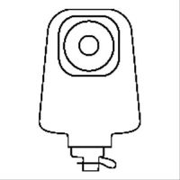 508467 - Premier 1-Piece Urostomy Pouch Precut 3/4