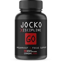 Jocko Discipline GO Concentrated Nootropic Brain Support - Preworkout Energy & Focus Booster - 30 Day Boost