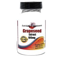 Grapeseed Extract 100mg * 100 Caps 100% Natural - by EarhNaturalSupplements