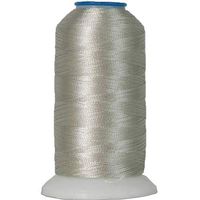 Threadart Polyester Machine Embroidery Thread By the Spool - No. 349 - Pearl Grey - 1000M - 40wt - 220 Colors Available