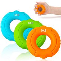 Tecing Grip Strength Trainer Upgraded Hand Grip Strengthener - Hand Exerciser Grip Strengthener Ring Finger Strengthener Silicone Forearm Grip Workout Hand Strengthening Equipment