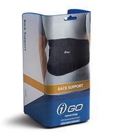 iGO Back Support, Black, Small/Medium