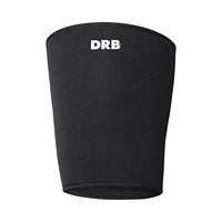 DRB Dribbling Neoprene Protection Thigh Support - Compression Sleeve, for Training, Sore Hamstring, Groin, Quad Support for Men & Women (Large)