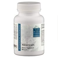Wise Woman Herbals – Nightcaps – 60 Capsules – All-Natural Sleep Aid Supports Natural Healing and Reduces Stress and Fatigue Through Productive Sleep, Promotes Mood Balance, Relaxation and Calming –