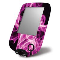 MightySkins Skin Compatible with Abbott Freestyle Libre - Pink Flames | Protective, Durable, and Unique Vinyl Decal wrap Cover | Easy to Apply, Remove, and Change Styles | Made in The USA