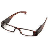 +5.0 Diopter Eschenbach LightSpecs LED Lighted Reading Glasses - Tortise - Liberty