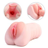 2 in 1 Lifelike-Pussey Pocket for Men Waterproof, Body Pussycats Male Air-Sucking Toys Best Gift for Men, Medical Grade Ultral-Soft Vivid Pussey Silicone,Warm Mugs -Trainer Sleeves Toys Tshirt