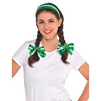 Amscan St. Patrick's Day Green Fabric Hair Set | Party Accessory