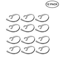EVERMARKET Replacement Ear Hook Universal Clamp for Samsung Hm1300 Hm1900 Hm3300 Hm6000 for Bluetooth Headsets - Clear (12 pcs)