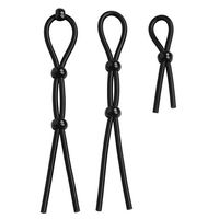 Batyuery 3 Pcs Adjustable Clock Ring Set Love Rings Basic Pennis Ring Better for E-Rection Enhancing and Lasting Longer Climax