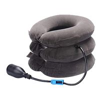 3 Layer Inflatable Cervical Neck Traction Device Pillow & Collar Brace, Best for Neck Support & Instant Relief for Chiropractic Chronic Neck Pain, Spine Alignment (Universal)