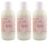Leg Energy 3 Bottles - Lotion for Varicose Veins and Poor Leg Circulation - Best Value Pack