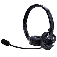 Bluetooth Headphones with Mic,YAMAY Wireless Bluetooth Headset Noise Cancelling Headphones with Boom Microphone On Ear Phone Headset for Office Phone Call Center Customer Service PC Cell Phones