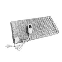 6-Level Electric Heating Warming Pad Heat Mat With 4-Timer, Relax Muscles & Relief Pain Of Neck, Back, Calf Muscles & Lower Back, 76x40cm