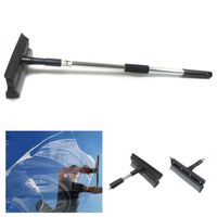 GIGA-MARKET Telescopic Extendable Window Squeegee Cleaner Wiper Long Handle Washer Scrubber
