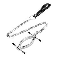 Escolourful Six Toy Metal ClítṎris Clámps Clíp Adult Restraint Lábíá Clámps Sláve Gáme Toy for Women Female