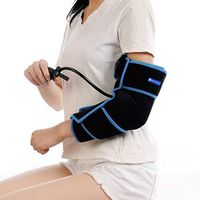 Elbow Cold Wrap with Compression and 2 Ice Packs - Reduces Elbow Pain, Swelling and Inflammation from Epicondylitis, Tenditinis, Bursitis & More - by SimplyJnJ
