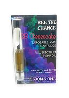 Bee The Change Hemp, SB Cheesecake, Hemp Derived Oil, 1 Gram, Manage Stress & Anxiety, Promotes Relaxation