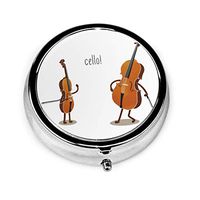 WETG Cello!Travel Pill Organizer, Portable Pill Box Case to Hold Vitamins, Fish Oil, Supplements and Medication