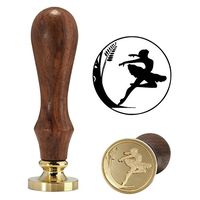 Elegant Ballet Dancer Wax Stamp, Yoption Vintage Retro Elegant Ballet Dancer Wax Stamp, Great for Embellishment of Cards Envelopes, Invitations, Wine Packages,Ideal Gift (Ballet Dancer #2)