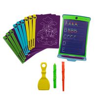 Boogie Board Magic Sketch Color LCD Writing Tablet + 4 Different Stylus and 9 Double-Sided Stencils for Drawing, Writing, and Tracing eWriter Ages 4+